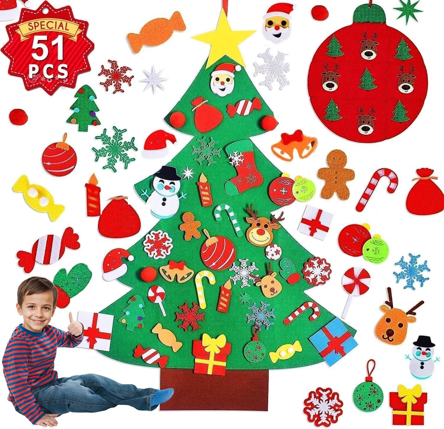 Felt Christmas Fun Kit for Kids